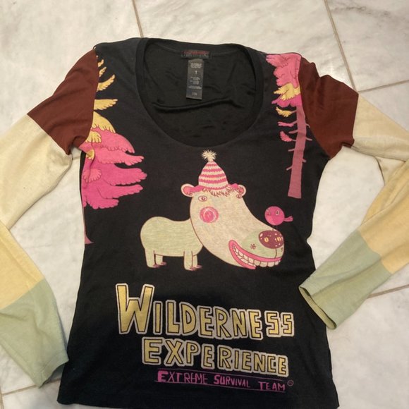 Rare vintage Custo Barcelona long-sleeved tee - Picture 4 of 6